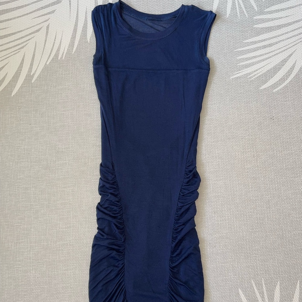 Bcbg Maxazria Navy Kenzee sleeveless dress - Picture 4 of 9